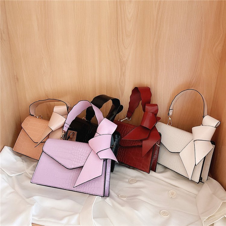 PU Female Bag Shoulder Bag Small Square Bag PU Shoulder Messenger Portable Soft Bread Cover