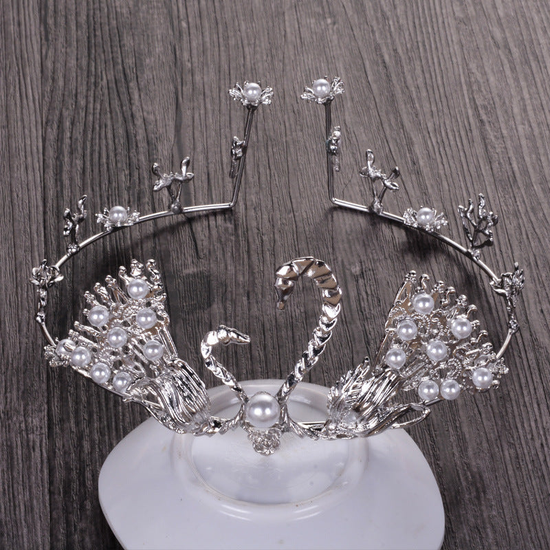 Golden Swan Crown Decoration