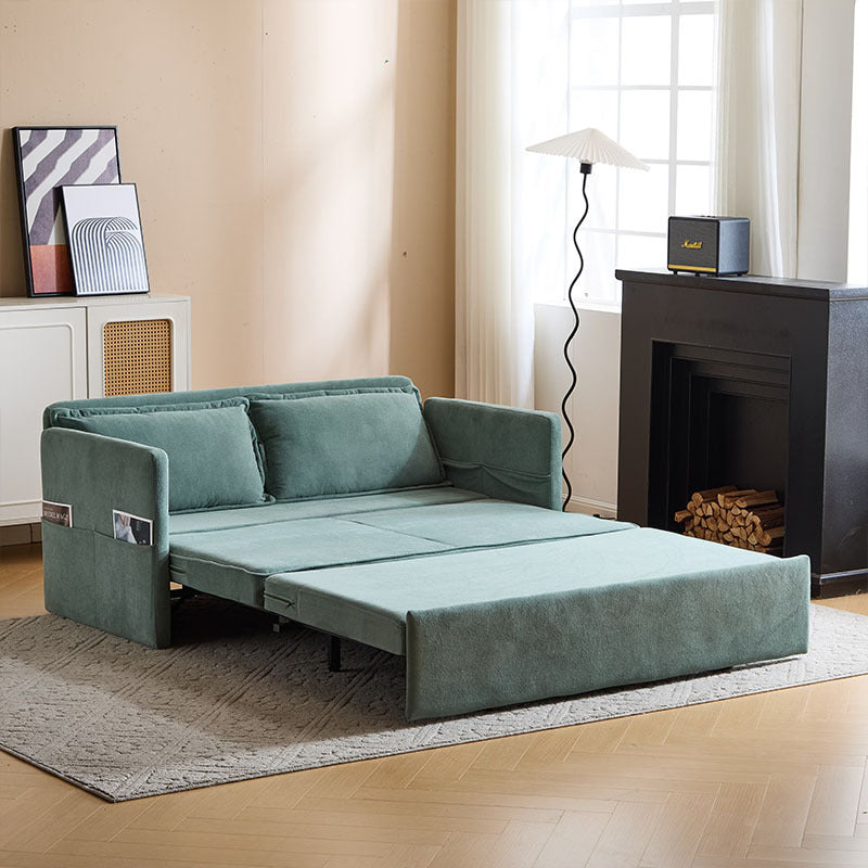 Adult Sleeper Chair Bed, 3-in-1 Convertible Sofa Chair Bed Pull-out Sofa Bed, Convenient Folding Tray Table With USB And Type-C Charging Ports Modern Loveseat For Living Room Cannot Be Sold On Temu