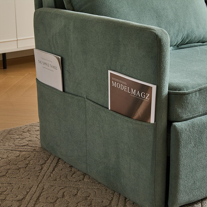 Adult Sleeper Chair Bed, 3-in-1 Convertible Sofa Chair Bed Pull-out Sofa Bed, Convenient Folding Tray Table With USB And Type-C Charging Ports Modern Loveseat For Living Room Cannot Be Sold On Temu