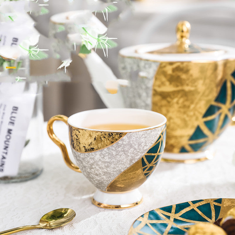 Bone China Coffee Cup and Saucer Set