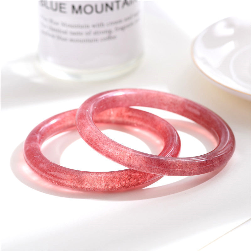 Fashion Natural Strawberry Crystal Bracelet