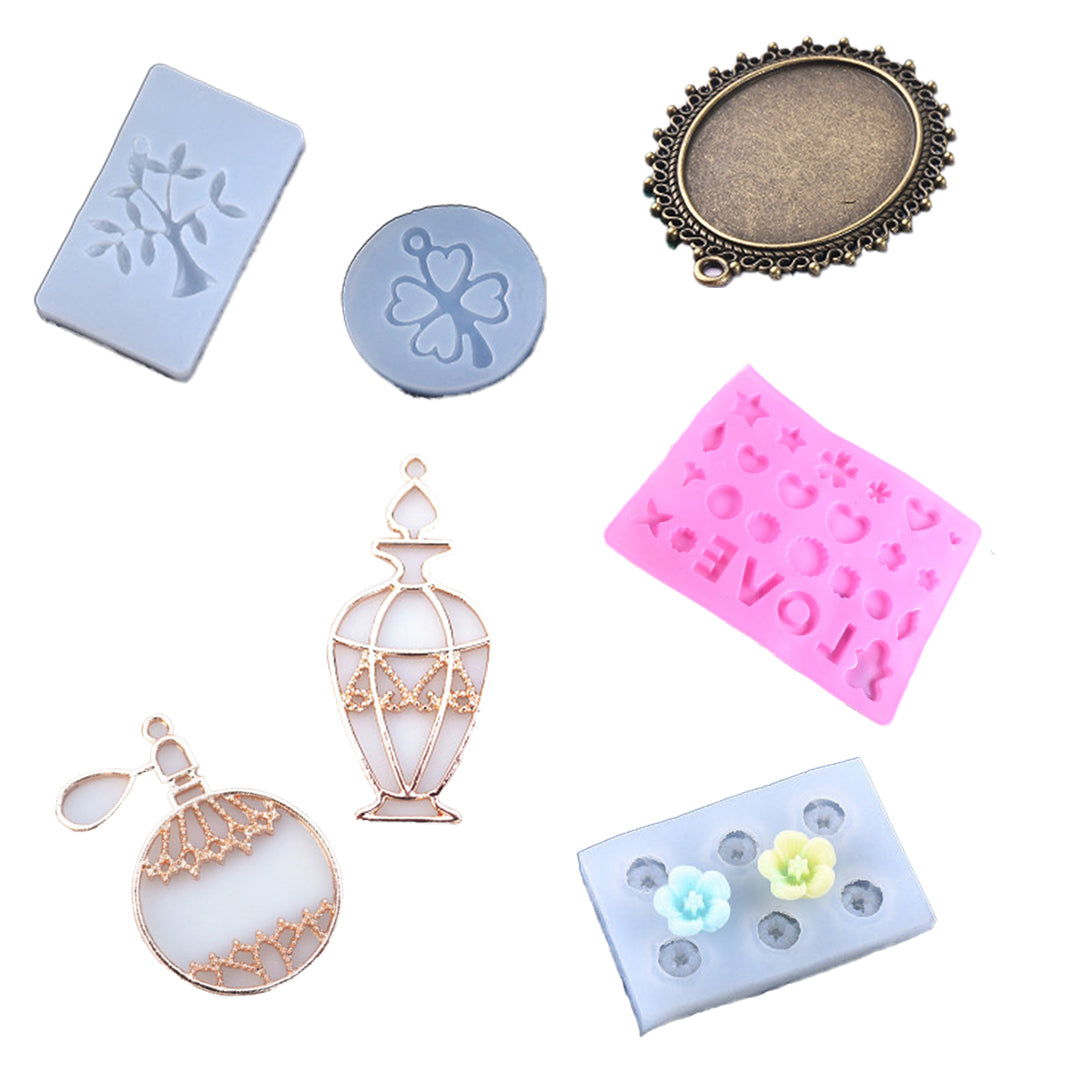 Silicone Casting Molds And DIY Crystal Epoxy Tool Set