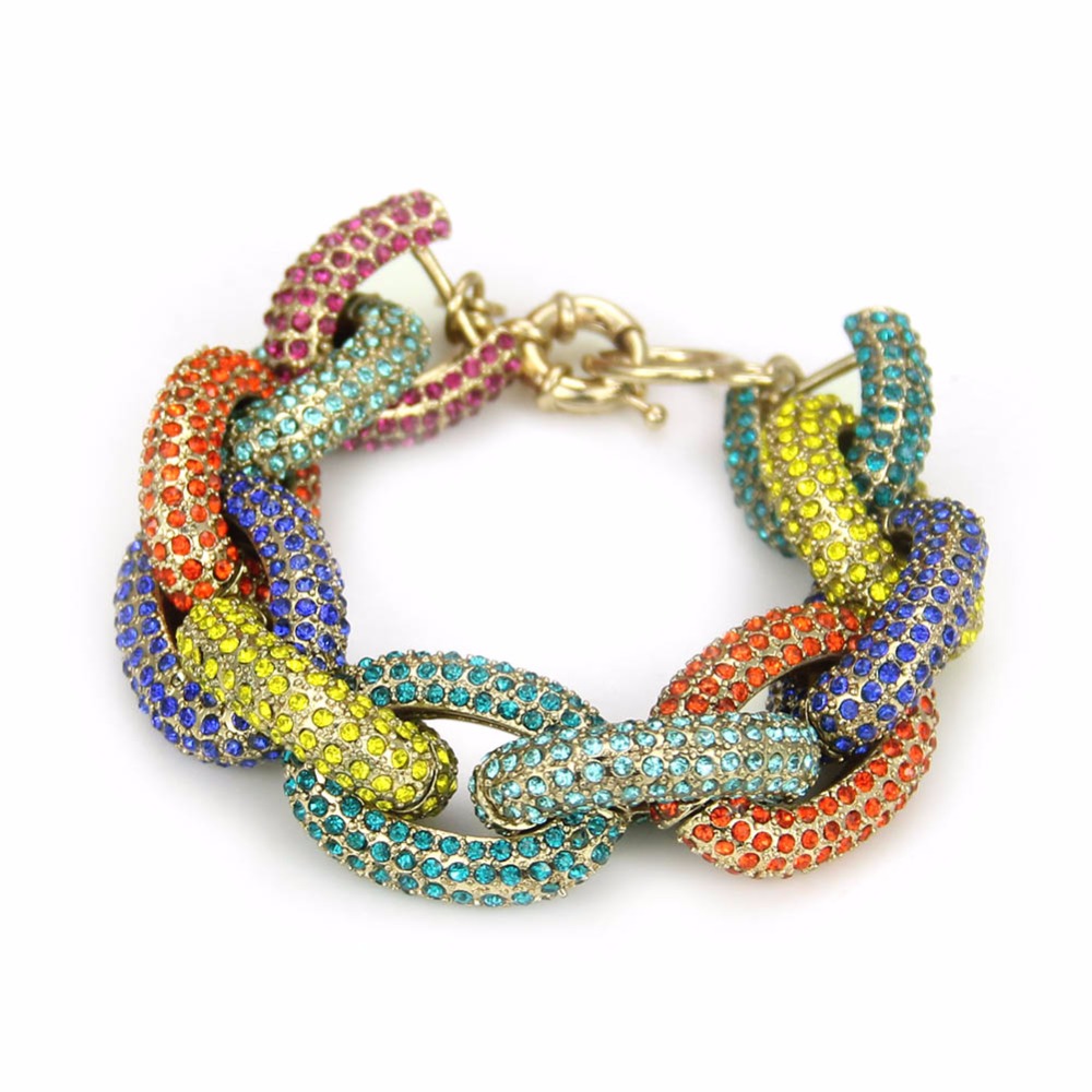 Colorful Diamond Bracelet