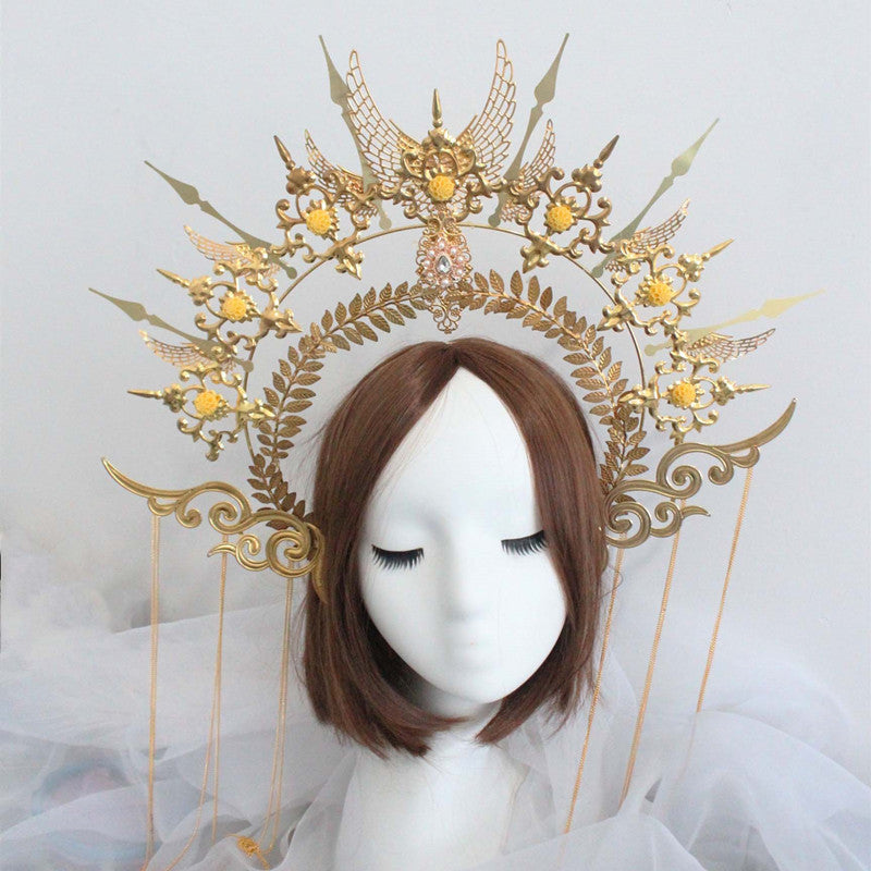 Virgin Crown Crown Material Pack Christmas Birthday Catwalk Headdress