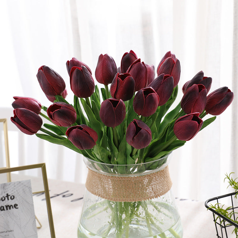 PU Mini Tulip Simulation Flower