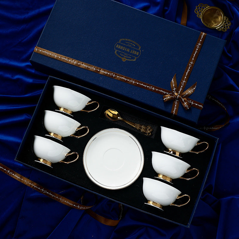Coffee Cup High-end Exquisite Ceramic Bone High-Grade Afternoon Tea Suit Design