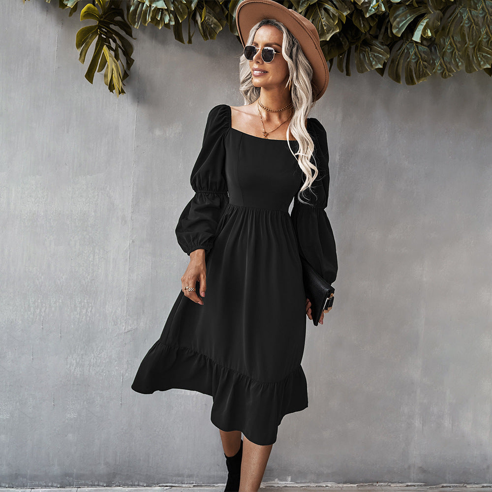 French Long Sleeve Dress Amazon