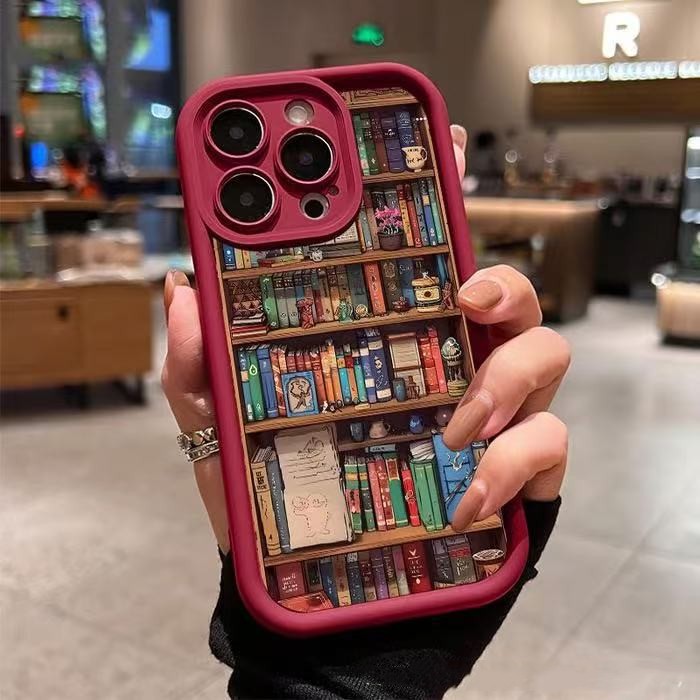 Library Books Mobile Phone Case Anti-Wear