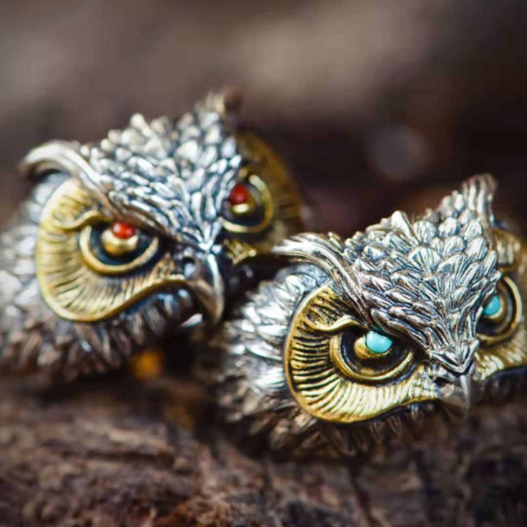 Men's Domineering Personality Handmade Bull Head Ring