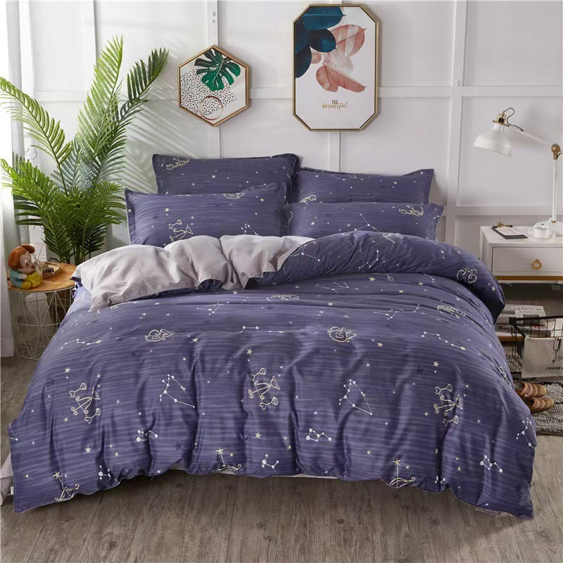 Bedding Pillowcase-Piece Quilt Cover Bed Four Piece Set