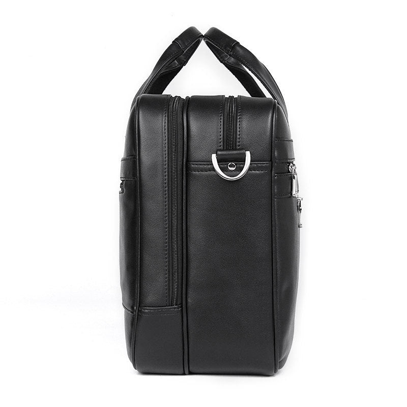 Leather Handbag Briefcase Napa Leather Comfortable Texture Men's Real-Leather Bag