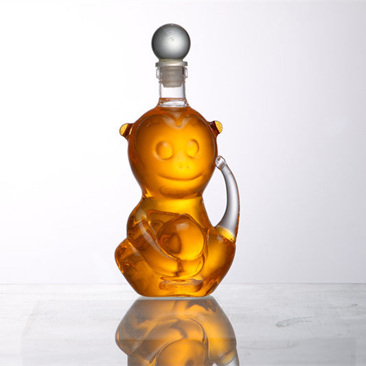 Zodiac Transparent Thickened Glass Wine Bottle