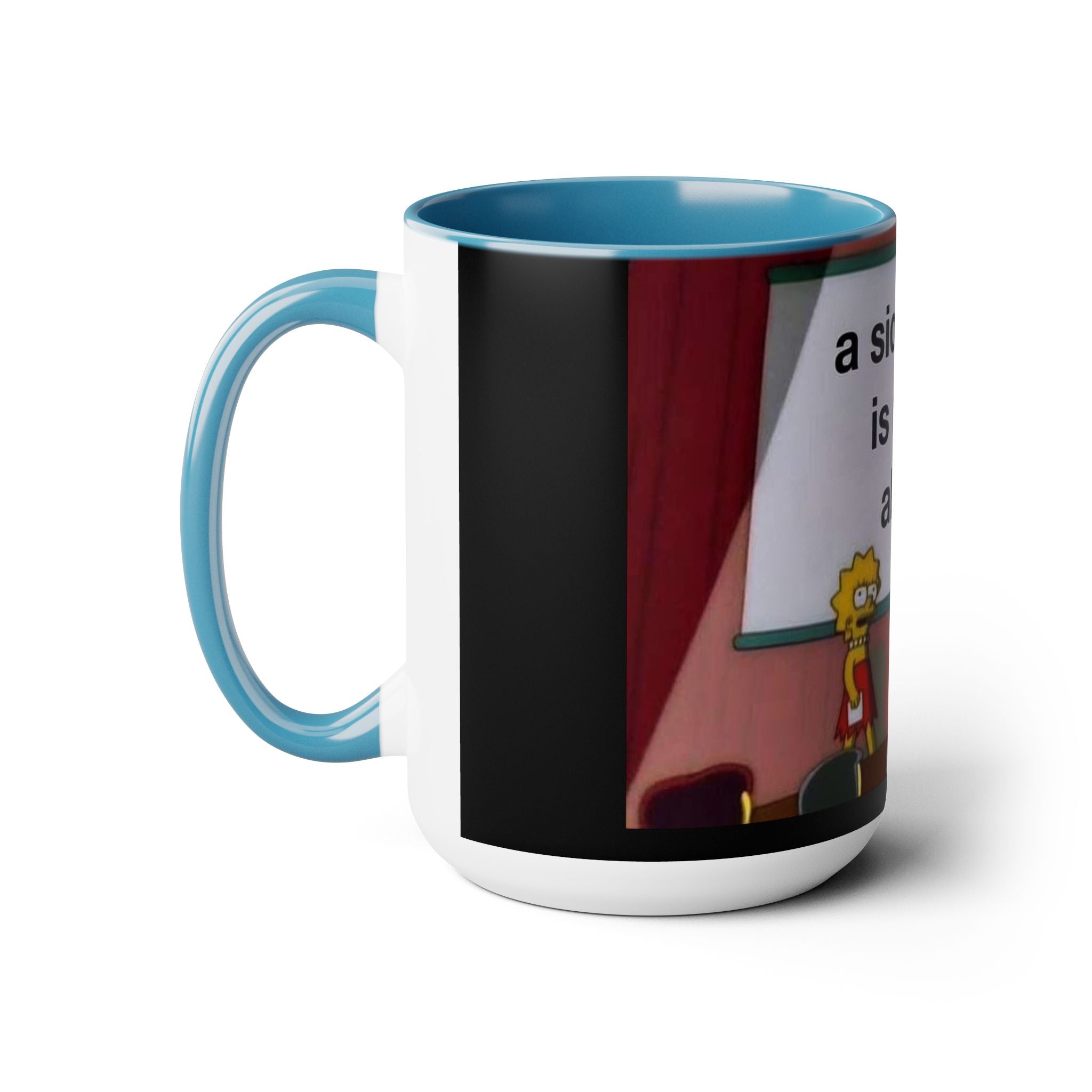 Two-Tone Coffee Mugs, 15oz