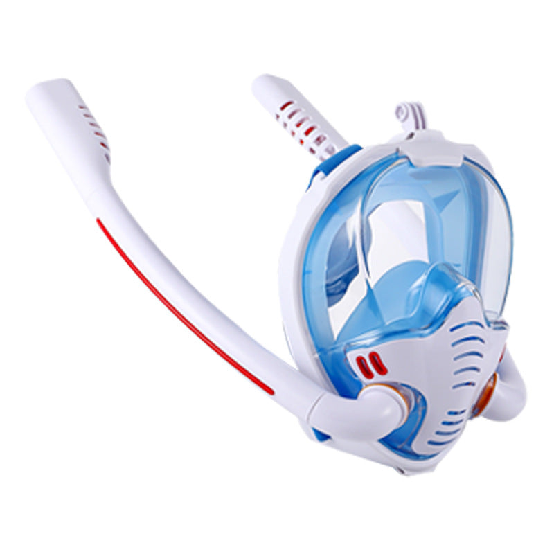 Double Tube Silicone Full Dry Diving Headgear