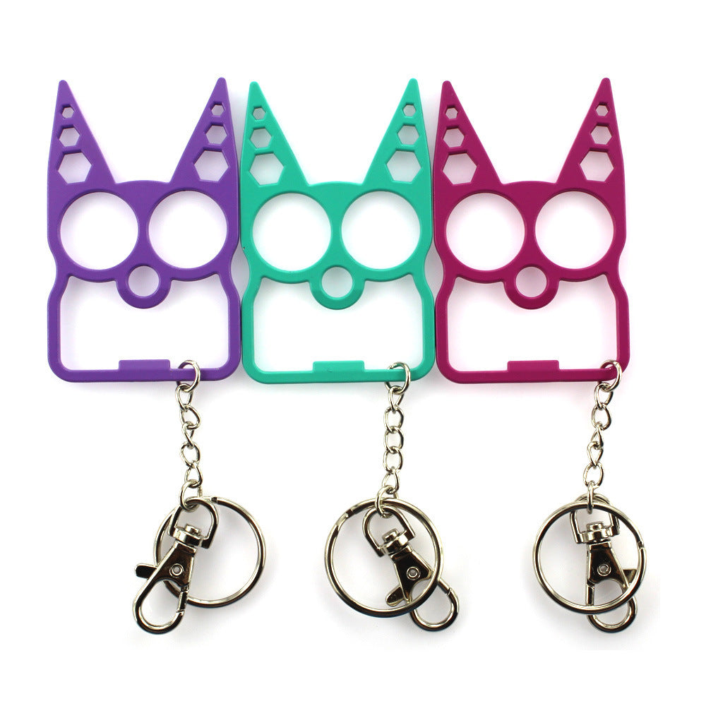Multi-Function Keychain Zinc Alloy Bottle Opener