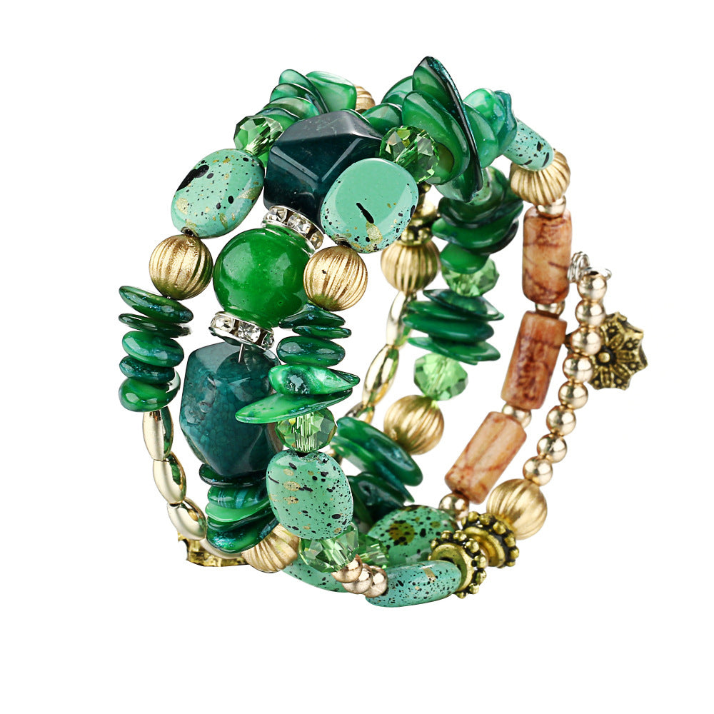 Vintage Turquoise Beaded Bracelet