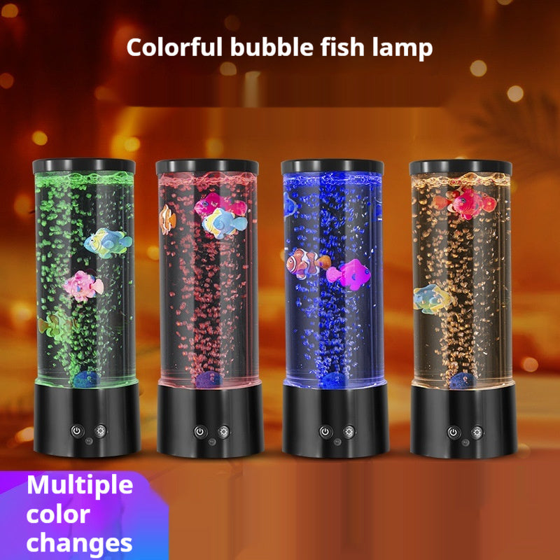Glow-In-The-Dark Bubble Fish Night Light