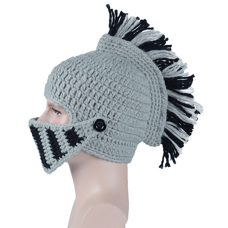 Hand-Woven Knitted Hat