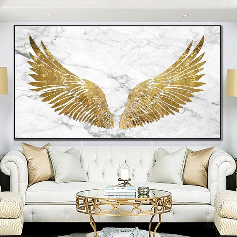 Postmodern Living Room Decoration Painting Sofa Background