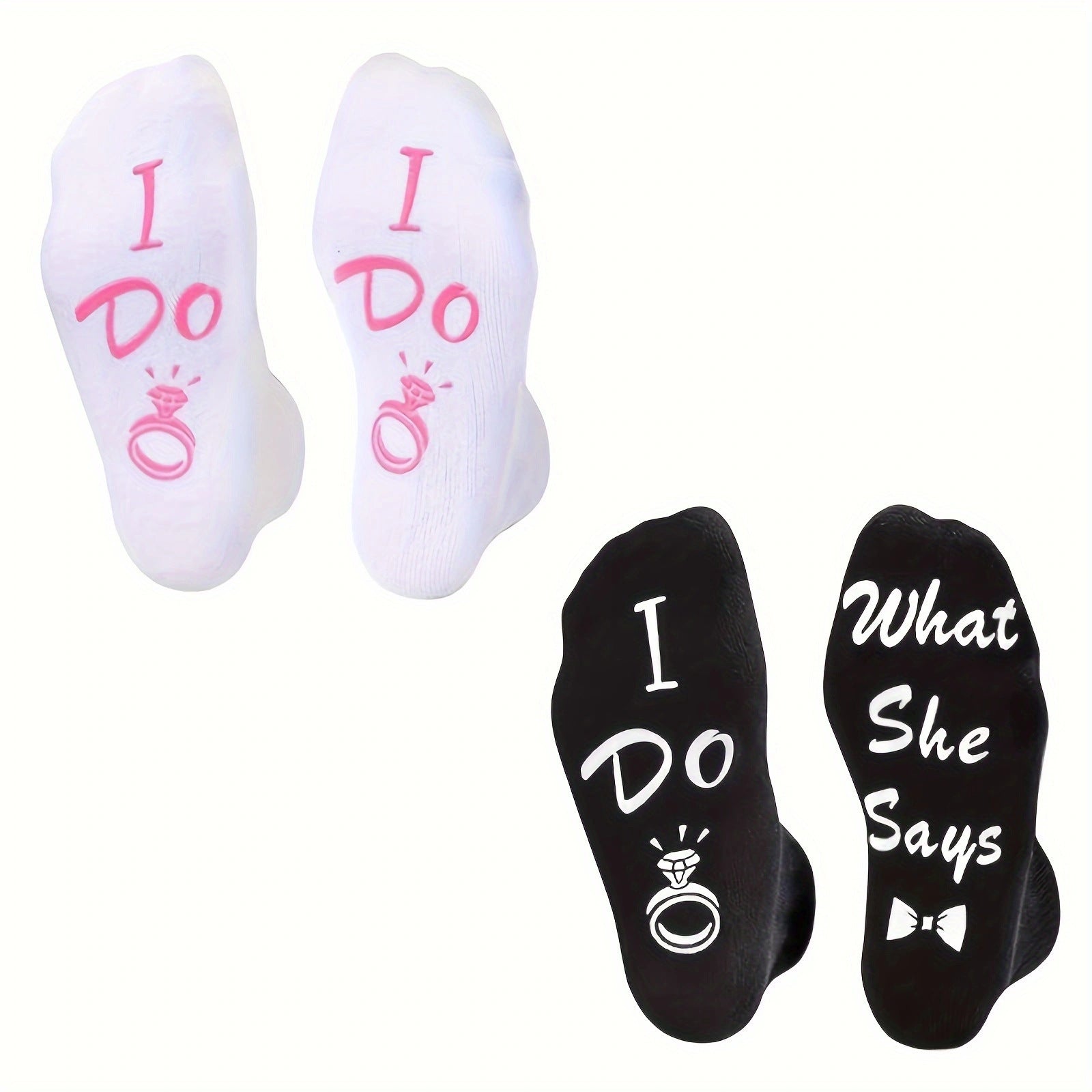 Cotton Couple Ring Mid-Calf Socks