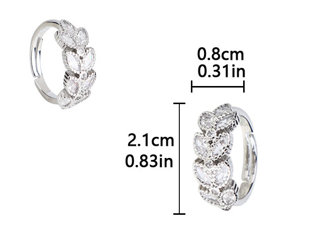 Zircon 4-Piece Set Lucky Dinner Ceremony Wedding Accessories