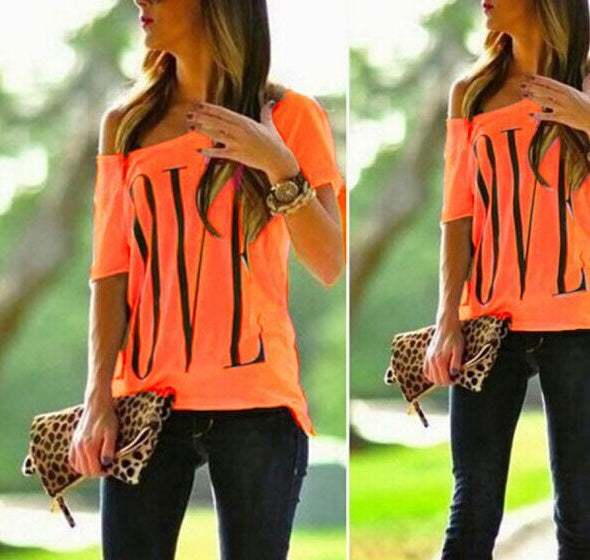 Round Neck Strapless Casual Short Sleeve