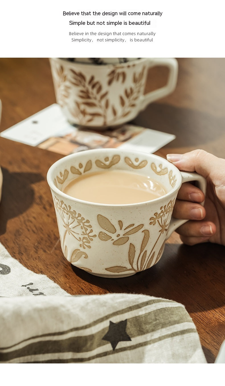 Minimalist Nordic Ceramic Home Hand-Painted Mugs