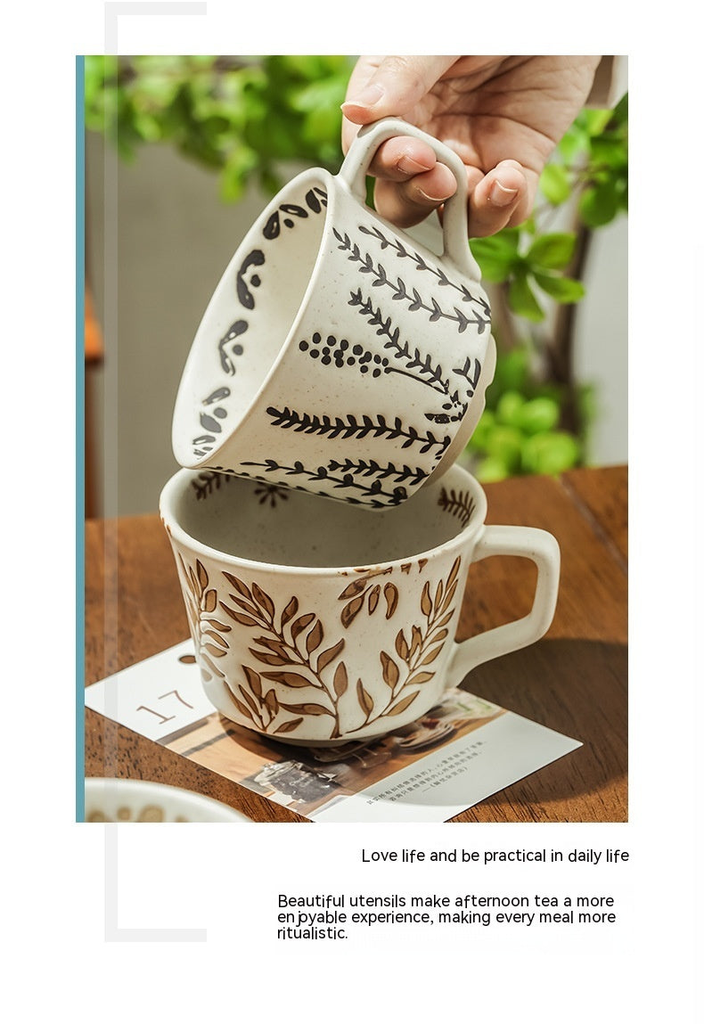 Minimalist Nordic Ceramic Home Hand-Painted Mugs