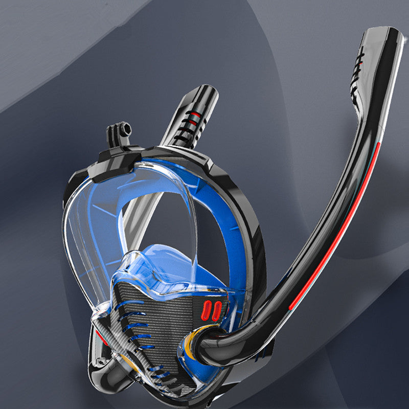 Double Tube Silicone Full Dry Diving Headgear