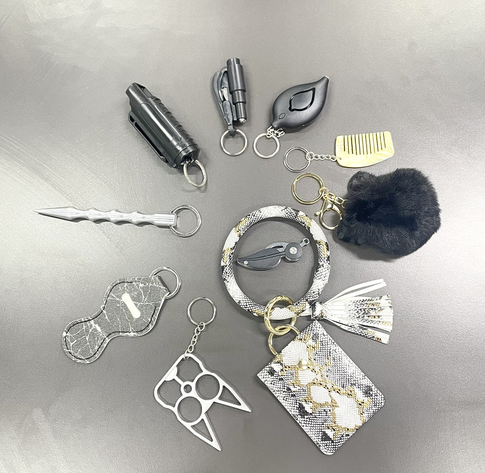 DIY Self-Defense Hair Ball Spray Key Chain