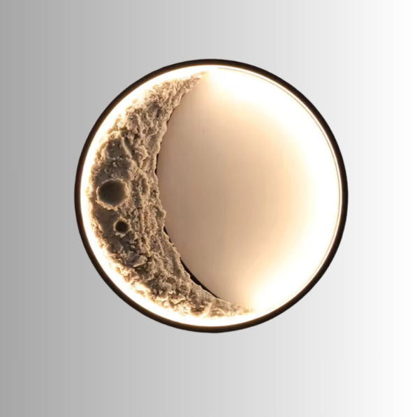 Living Room Bedroom Moon Wall Lamp Background Wall Decorative Lamp