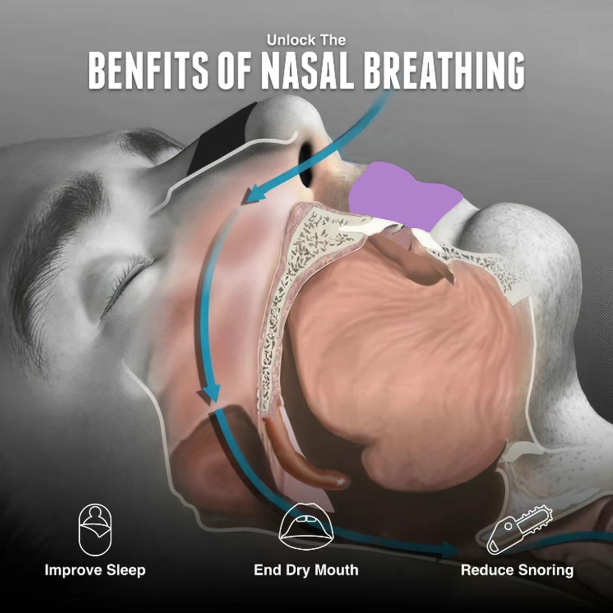 BOMKADl Mouth Tape  30pcs  Pain FreeRemoval Hypoallergenic Latex Free & Gentle OnSkin Medical Grade Adhesive Cotton Tape PurplePink Black Breathable Mouth