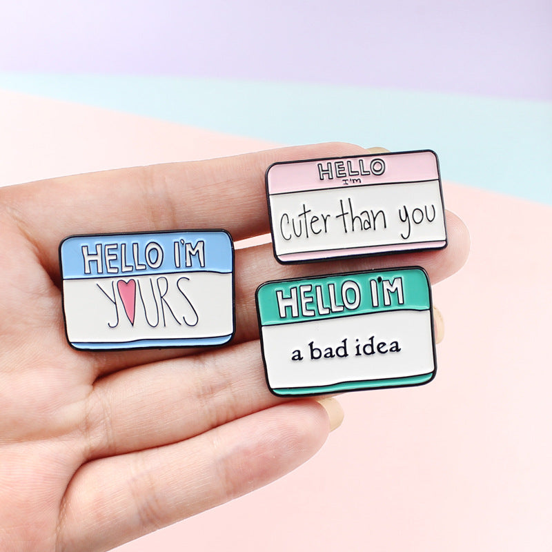 Cartoon Dripping Brooch