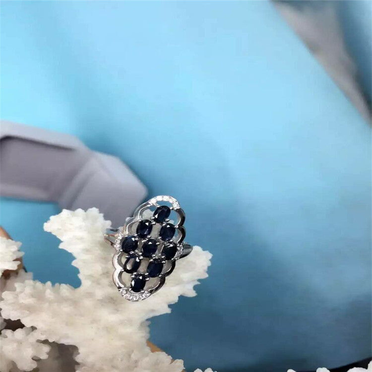 Sapphire Ring Rose gold