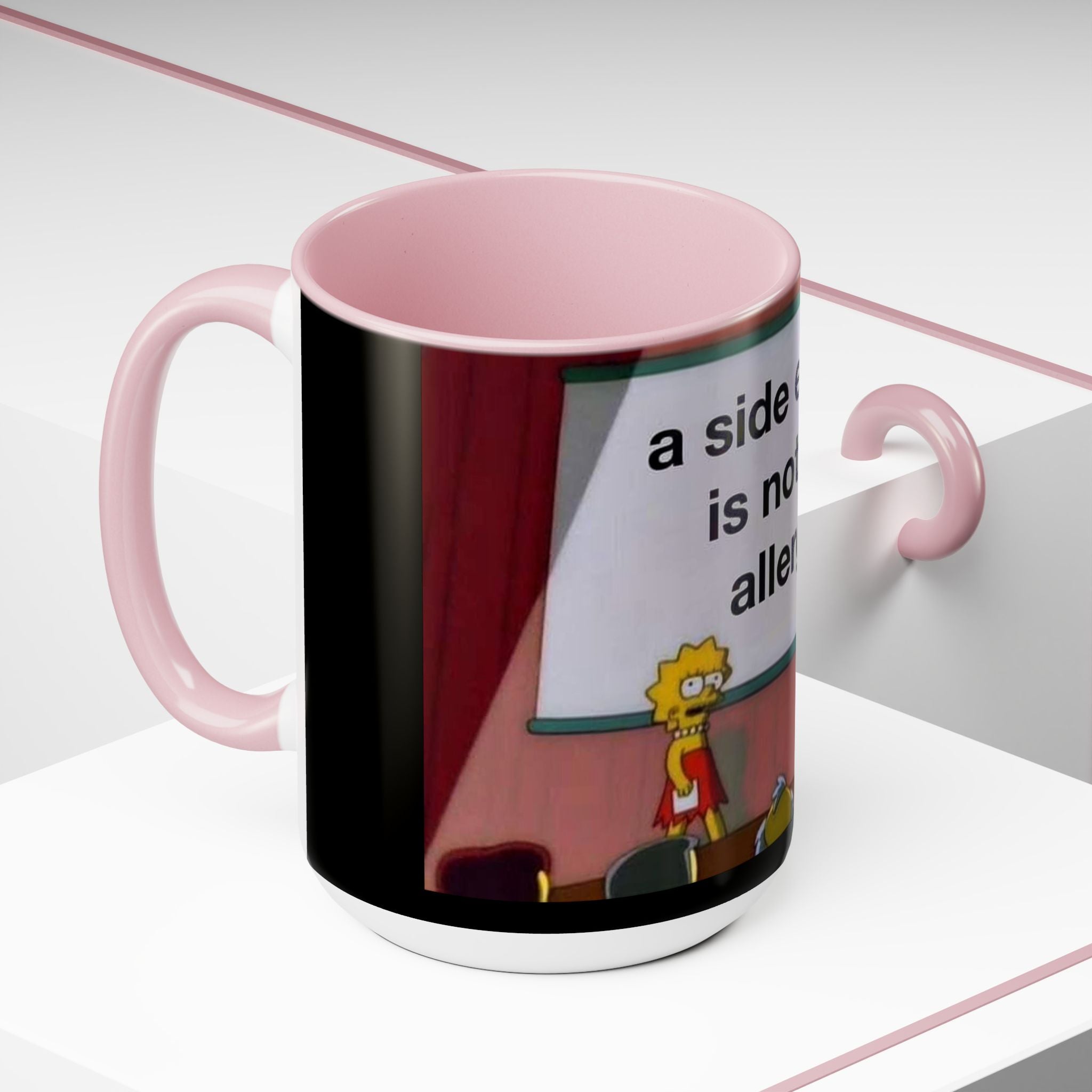 Two-Tone Coffee Mugs, 15oz