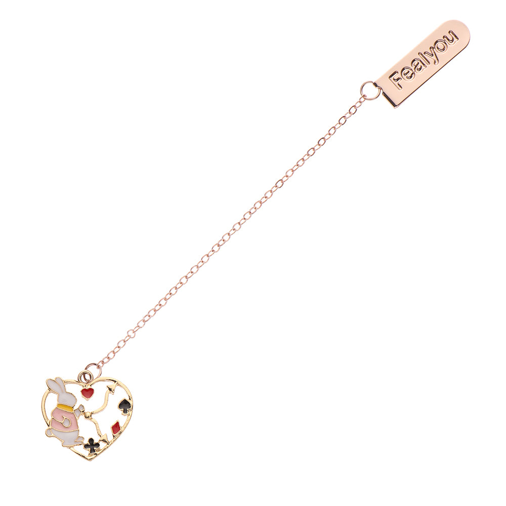Creative Cartoon Metal Pendant Bookmark