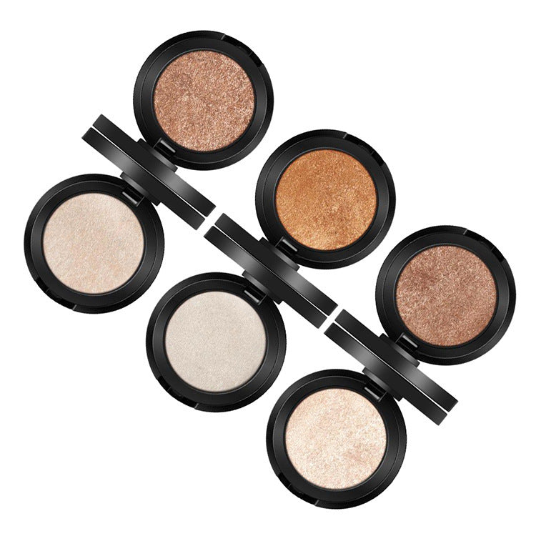 MYS Brand Face Makeup Powder 6 Color Waterproof Minerals Shimmer Brightener Contour Glow Kit Bronzer Highlighter Makeup Palettes