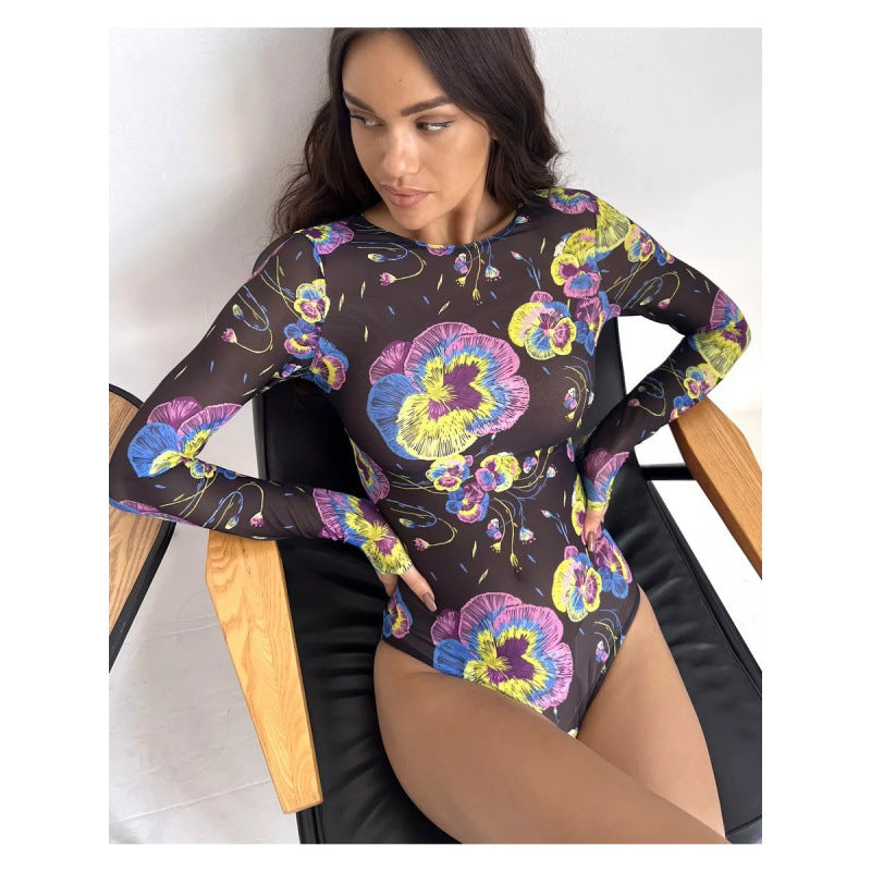 European And American One-Piece Bikini Russian Swimsuit