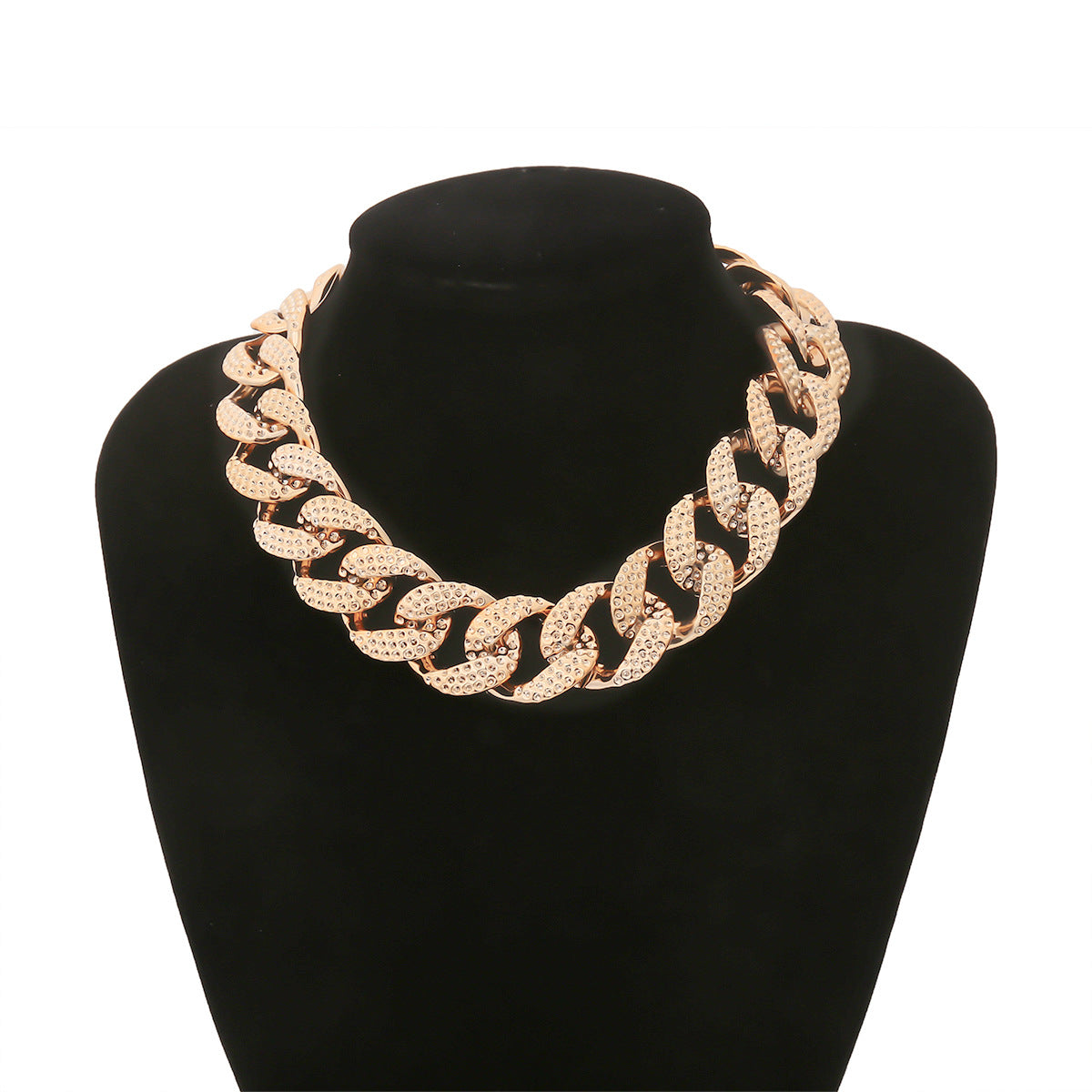 Metal Exaggerated Hemp Rough Chain Necklace