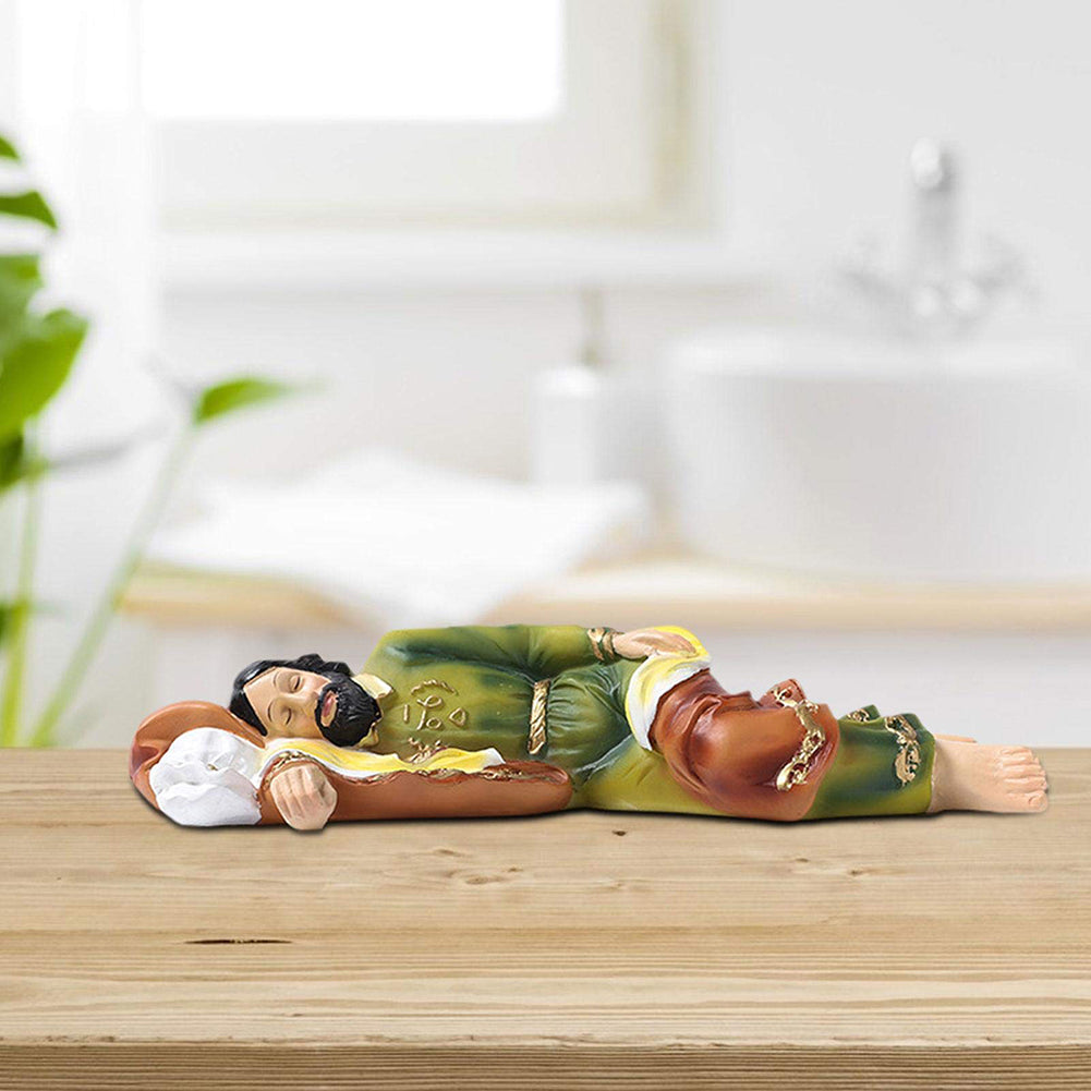 Teaching St. Sleeping Joseph Statue Ornament Resin Crafts