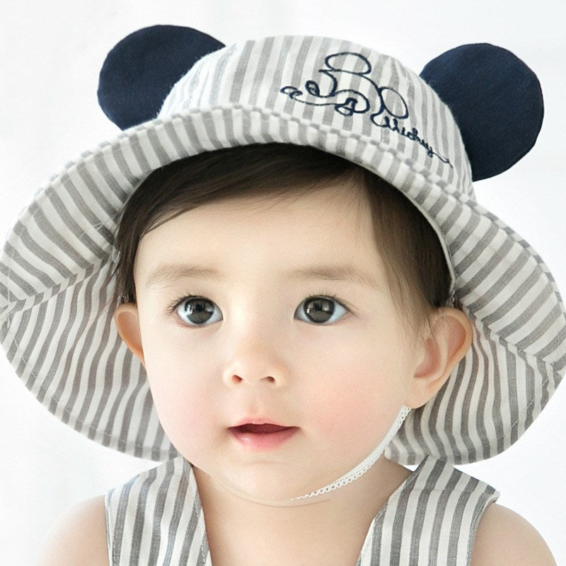 Cartoon Striped Pot Hat