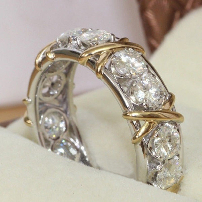 Cross Jewelry Zircon Ring For Women