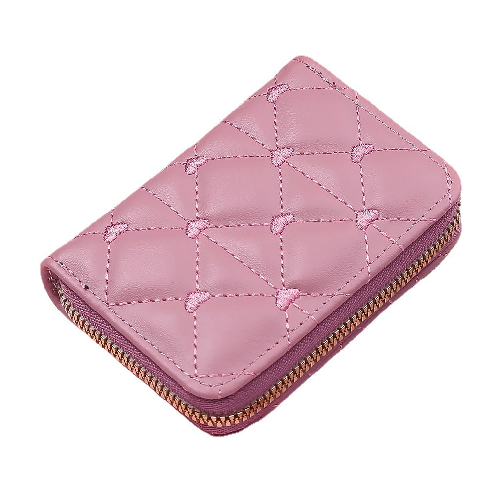 Mini Zipper New Ladies' Purse Pu Card Holder