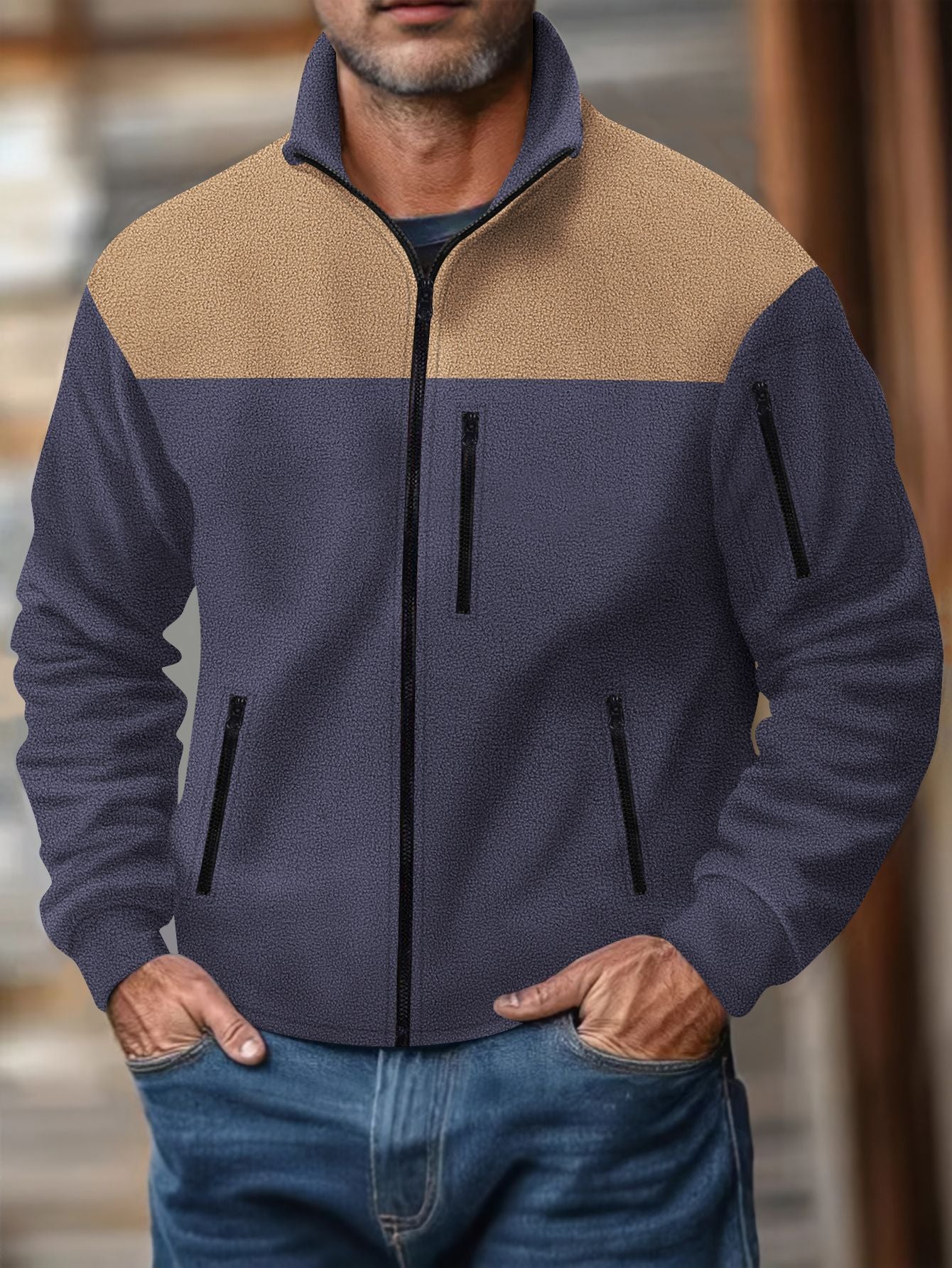 Autumn Men's Casual Long-Sleeved Jacket