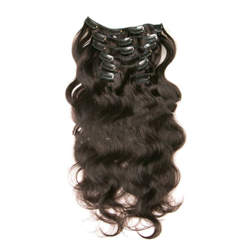 Seven-Piece Set of Clip Live Hair