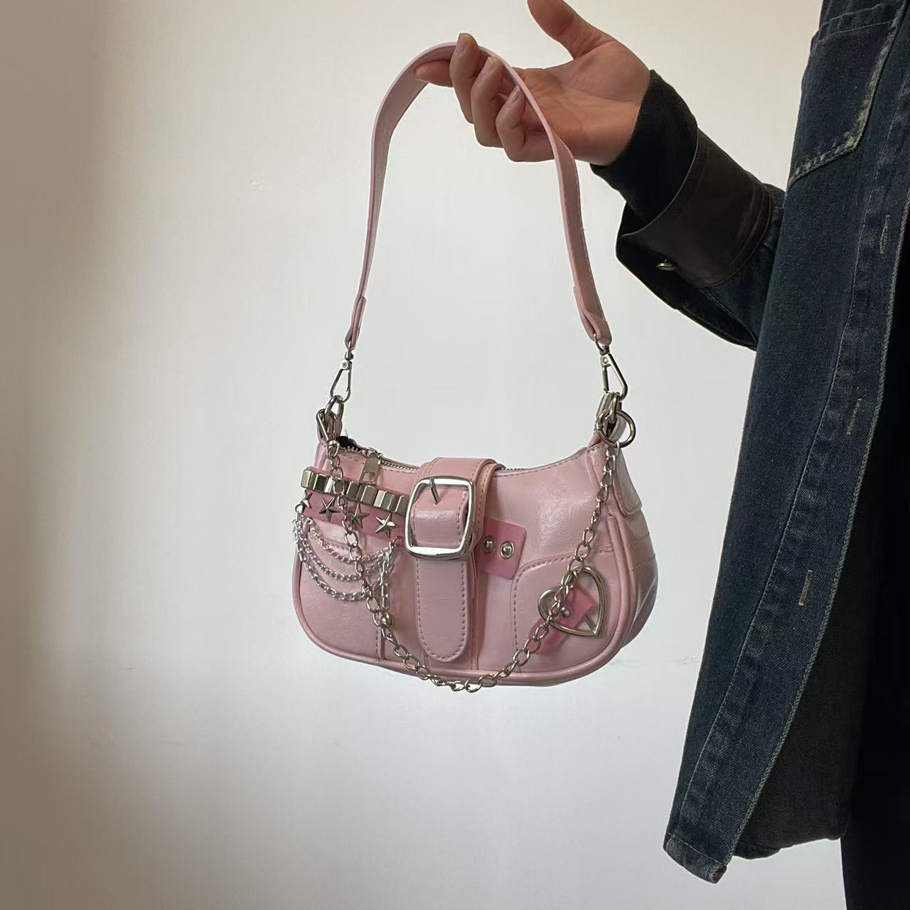 Women's All-Match Leisure Chain Sweet Cool Underarm Bag