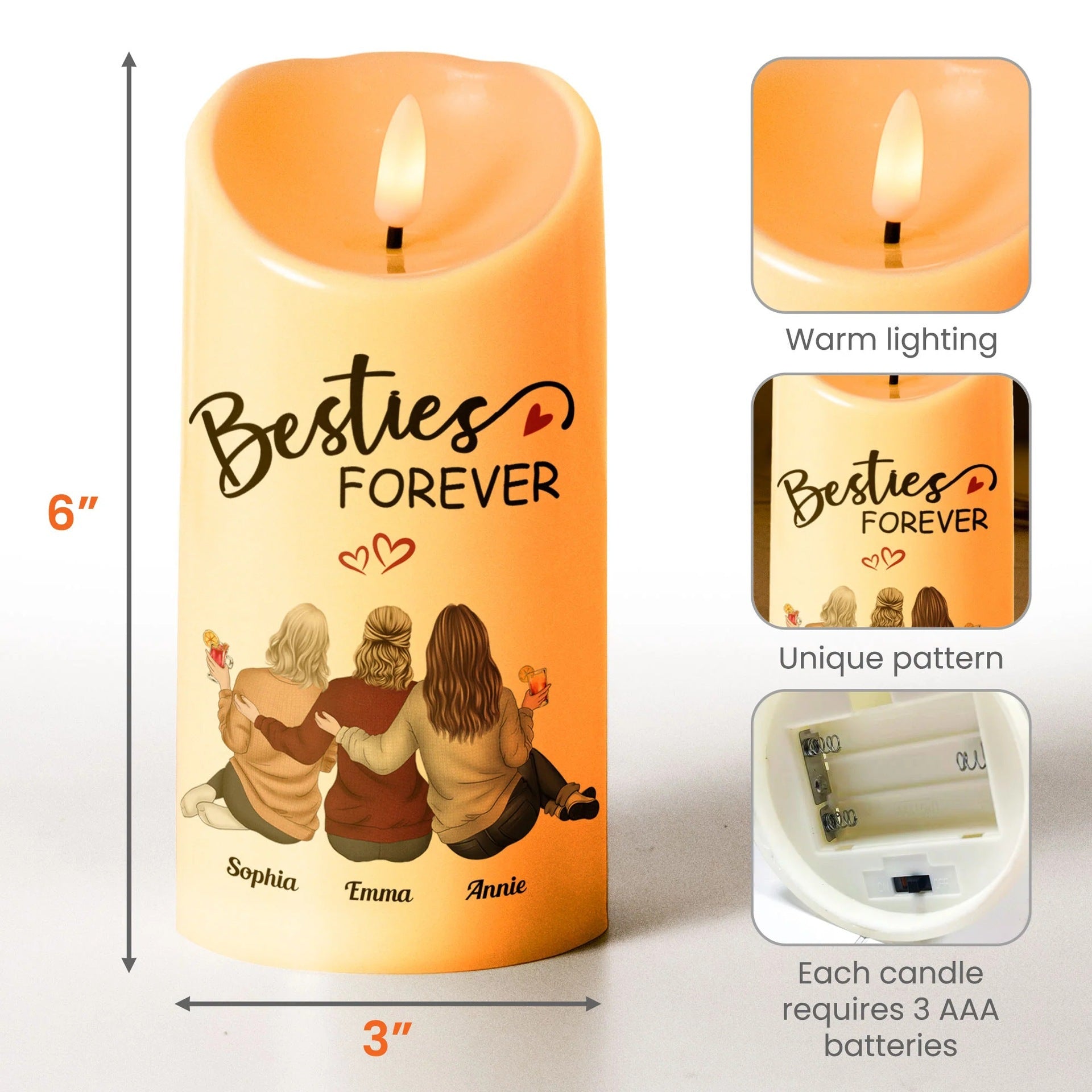 Plastic Candle-Light Keepsake With A Romantic Valentines Day Vibe