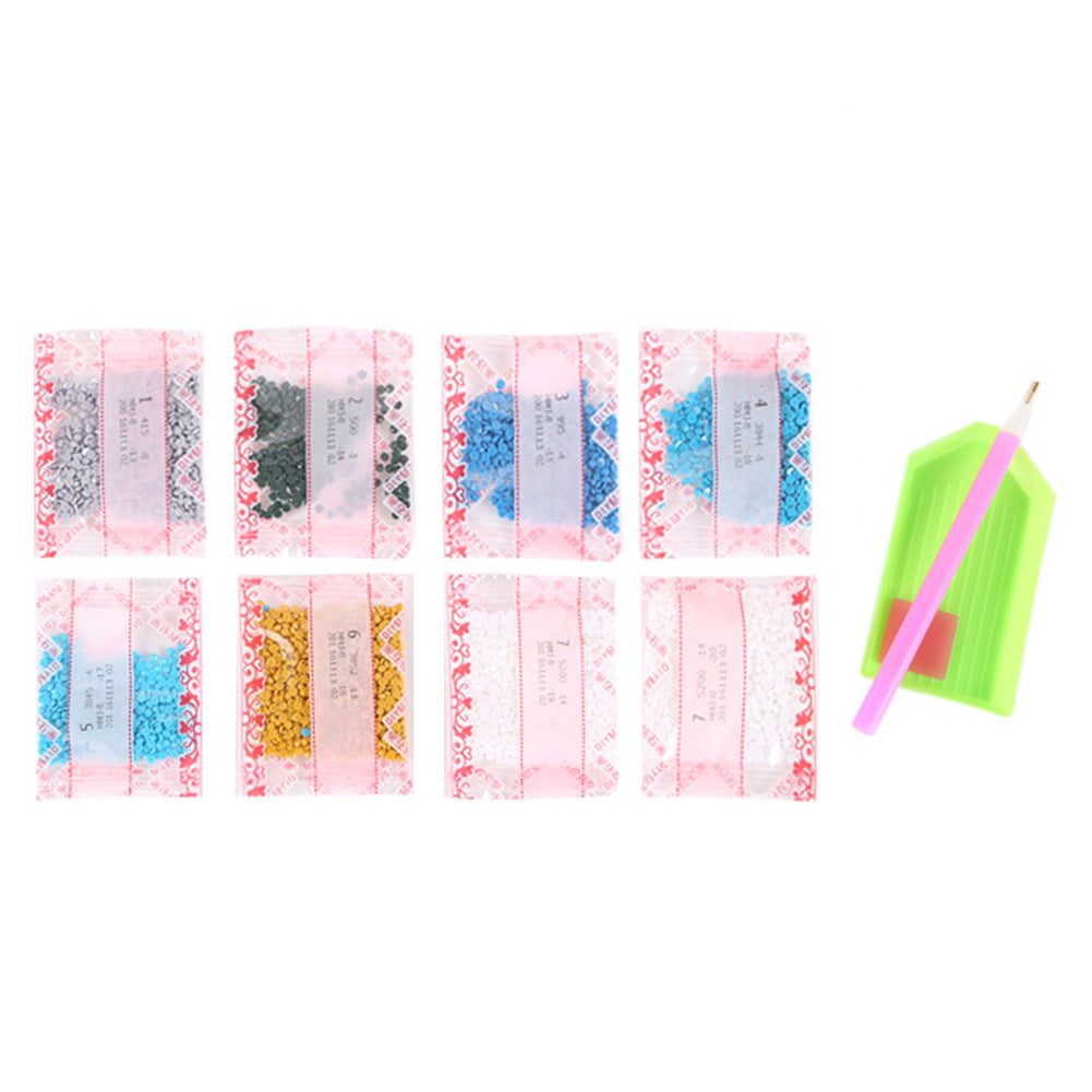Creative DIY Diamond Painting Large Capacity Coin Purse Handbag