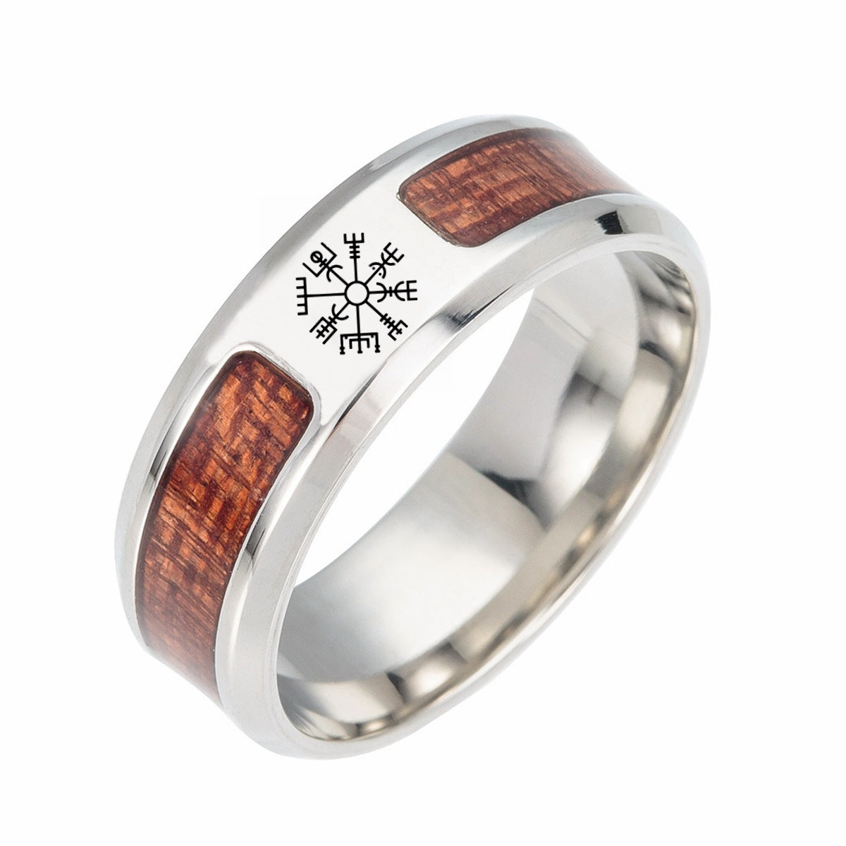 New Fashion Wood Grain Ring